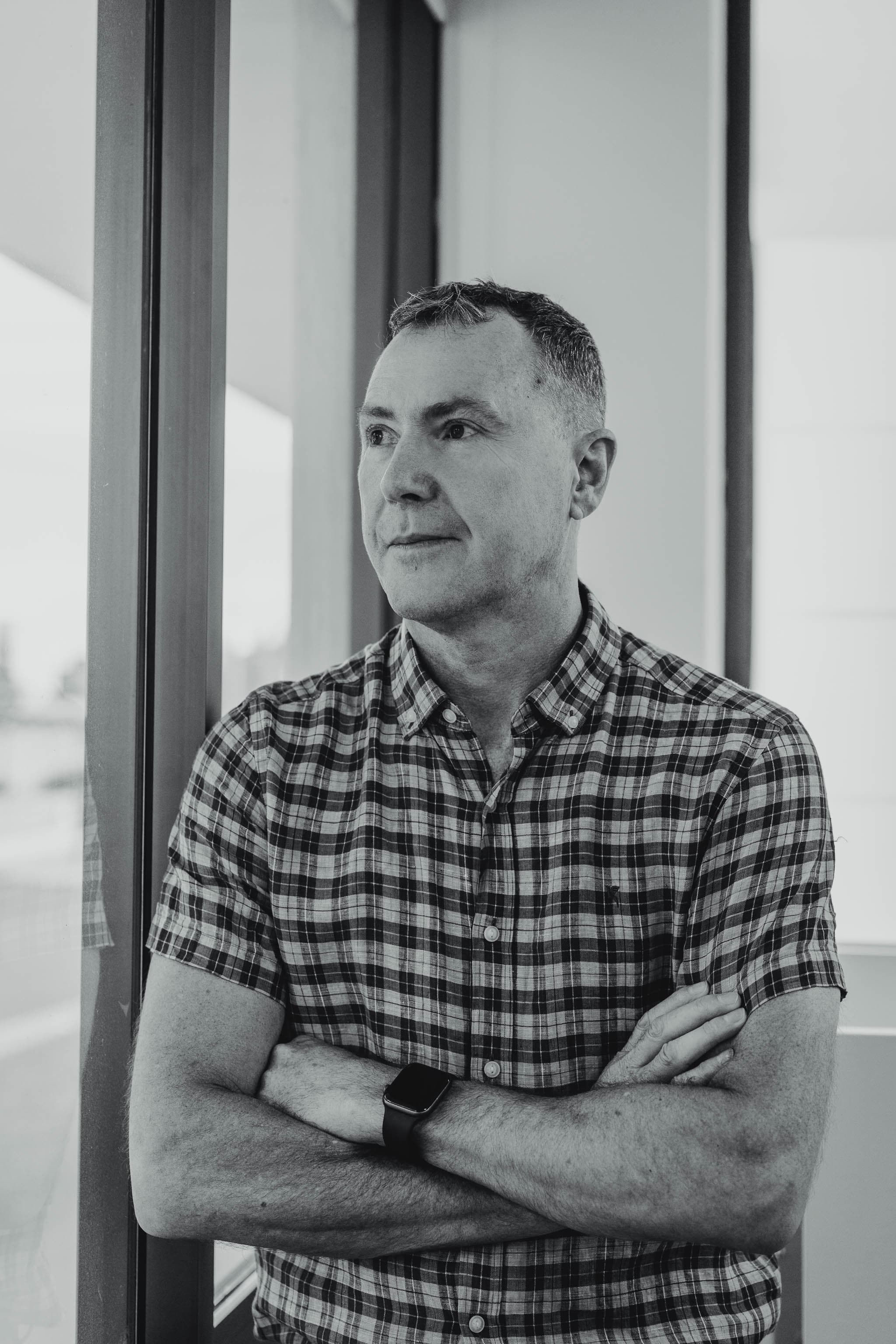 Stephen Mann in a boardroom setting